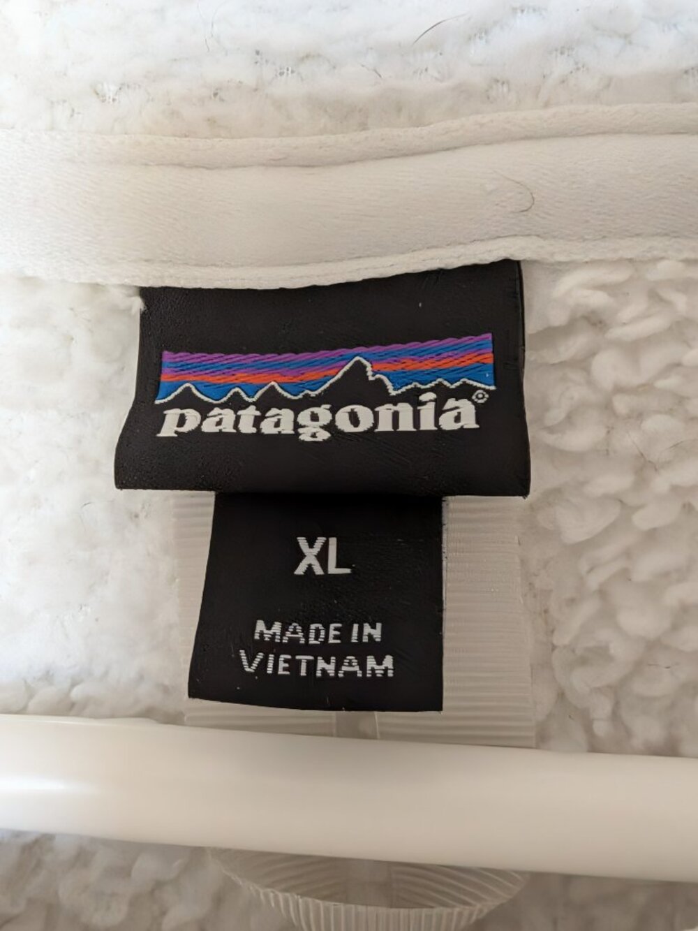 Patagonia Birch White Los Gatos 1/4 Zip Fleece | Size X-Large - Picture 3 of 4